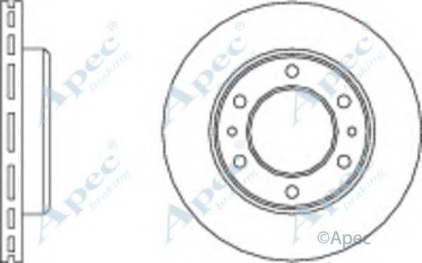 APEC BRAKING DSK900 гальмівний диск