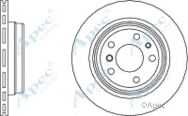 APEC BRAKING DSK965 гальмівний диск