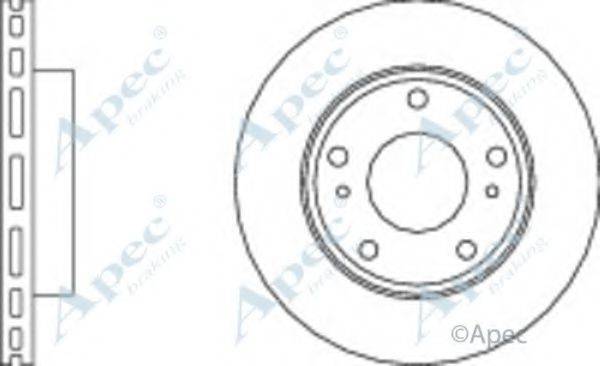 APEC BRAKING DSK2225 гальмівний диск