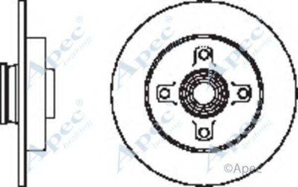 APEC BRAKING DSK2553 гальмівний диск