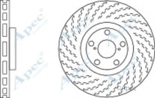 APEC BRAKING DSK2557 гальмівний диск