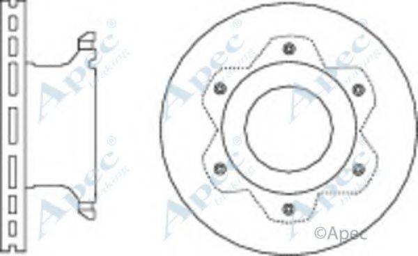 APEC BRAKING DSK2760 гальмівний диск