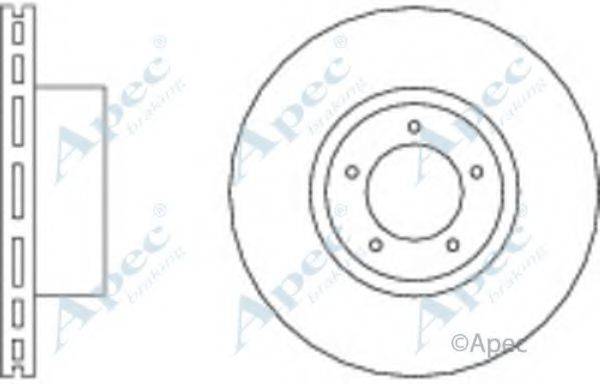 APEC BRAKING DSK595 гальмівний диск