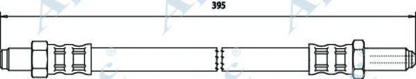 APEC BRAKING HOS3002 Гальмівний шланг