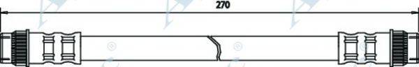 APEC BRAKING HOS3079 Гальмівний шланг