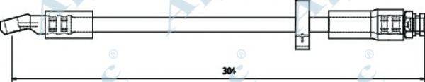 APEC BRAKING HOS3104 Гальмівний шланг