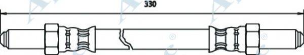 APEC BRAKING HOS3168 Гальмівний шланг