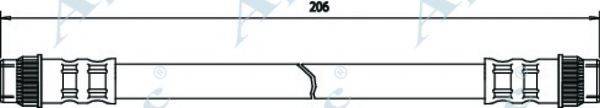 APEC BRAKING HOS3178 Гальмівний шланг