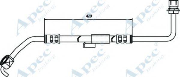 APEC BRAKING HOS3246 Гальмівний шланг