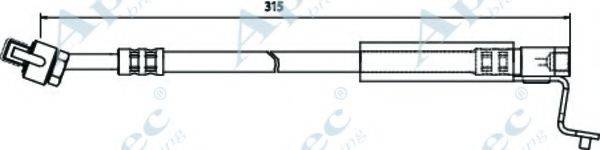 APEC BRAKING HOS3354 Гальмівний шланг