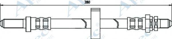 APEC BRAKING HOS3367 Гальмівний шланг