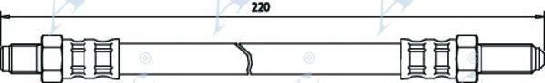 APEC BRAKING HOS3374 Гальмівний шланг