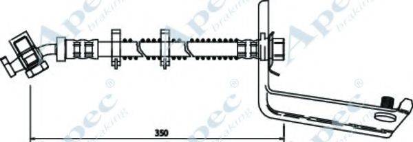 APEC BRAKING HOS3544 Гальмівний шланг