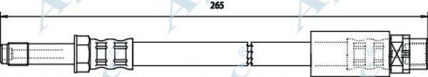 APEC BRAKING HOS3566 Гальмівний шланг