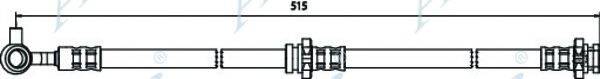 APEC BRAKING HOS3577 Гальмівний шланг