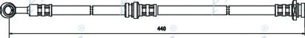 APEC BRAKING HOS3582 Гальмівний шланг