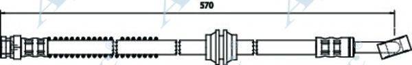 APEC BRAKING HOS3685 Гальмівний шланг