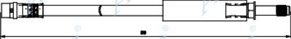 APEC BRAKING HOS3846 Гальмівний шланг
