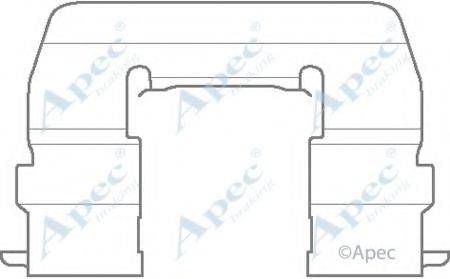 APEC BRAKING KIT1133 Комплектуючі, гальмівні колодки