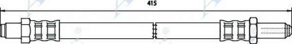 APEC BRAKING HOS3143 Гальмівний шланг