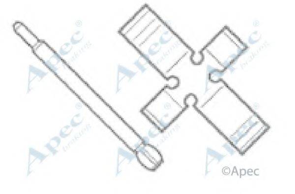 APEC BRAKING KIT236 Комплектуючі, гальмівні колодки