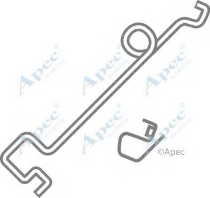 APEC BRAKING KIT241 Комплектуючі, гальмівні колодки