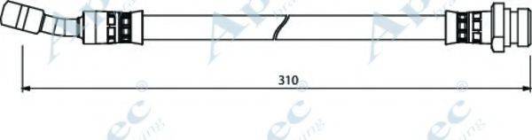 APEC BRAKING HOS4016 Гальмівний шланг