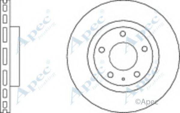 APEC BRAKING DSK3079 гальмівний диск