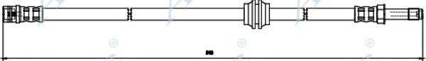 APEC BRAKING HOS3827 Гальмівний шланг