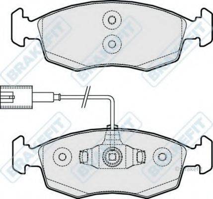 APEC BRAKING PD3285 Комплект гальмівних колодок, дискове гальмо