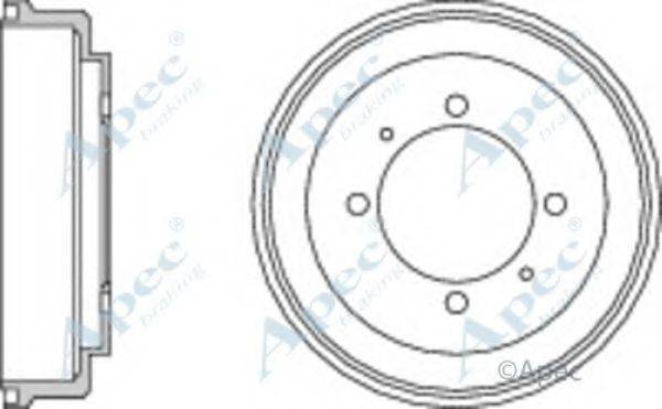 APEC BRAKING DRM9196 Гальмівний барабан