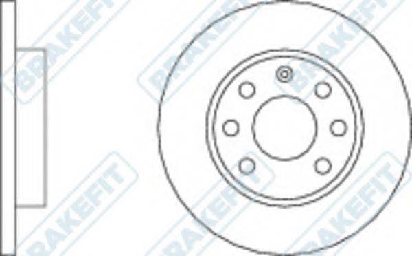 APEC BRAKING DK6085 гальмівний диск