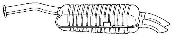 SIGAM 16604 Глушник вихлопних газів кінцевий