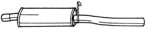 SIGAM 25603 Глушник вихлопних газів кінцевий