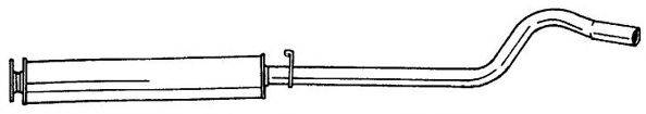 SIGAM 40446 Середній глушник вихлопних газів