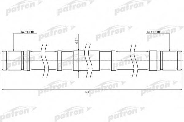 PATRON CD20TLH Приводний вал