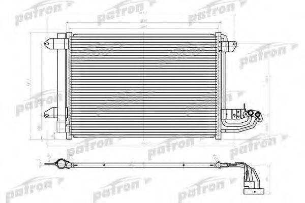 PATRON PRS1156 Конденсатор, кондиціонер