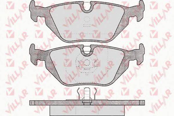 VILLAR 6260463 Комплект гальмівних колодок, дискове гальмо