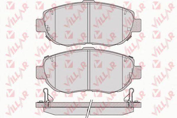 VILLAR 6261033 Комплект гальмівних колодок, дискове гальмо
