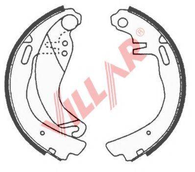VILLAR 6290619 Комплект гальмівних колодок