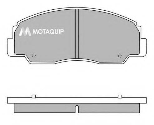 MOTAQUIP LVXL147 Комплект гальмівних колодок, дискове гальмо