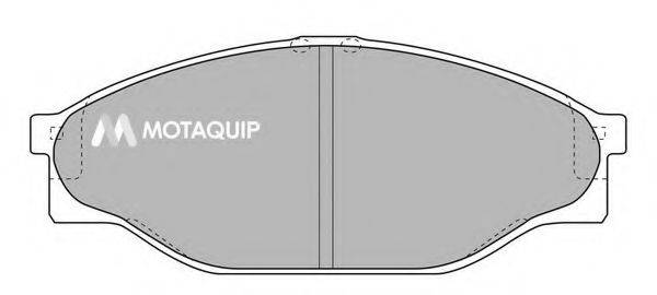 MOTAQUIP LVXL447 Комплект гальмівних колодок, дискове гальмо