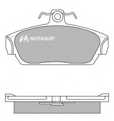 MOTAQUIP LVXL564 Комплект гальмівних колодок, дискове гальмо