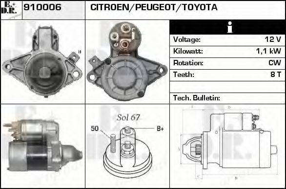 EDR 910006 Стартер