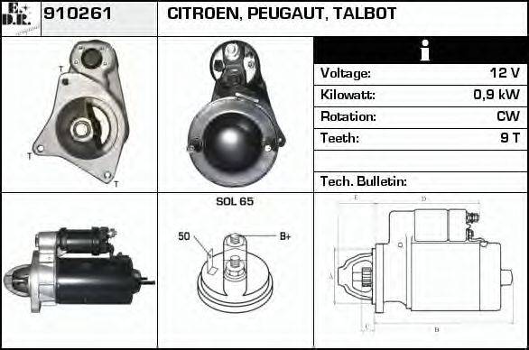 EDR 910261 Стартер