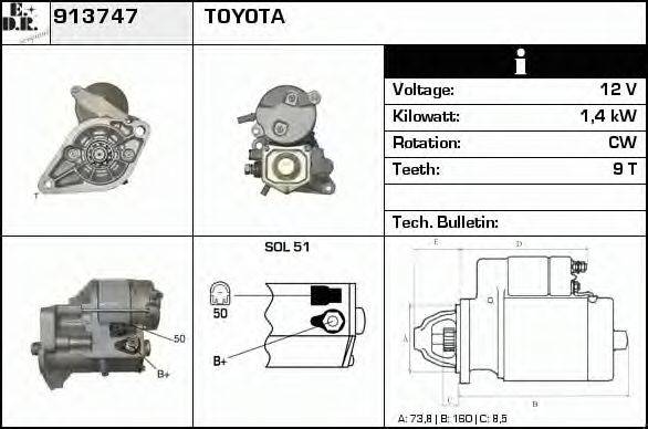 EDR 913747 Стартер