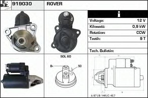 EDR 919030 Стартер