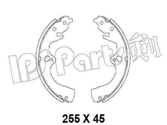 IPS PARTS IBL4396 Гальмівні колодки