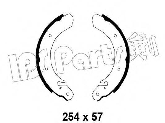 IPS PARTS IBL4H00 Гальмівні колодки