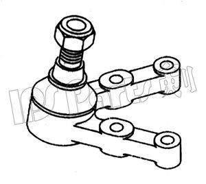 IPS PARTS IJU10198 несучий / напрямний шарнір